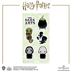 Stickers Vinílicos Dark Arts Chibis - HARRY POTTER™ OFICIAL