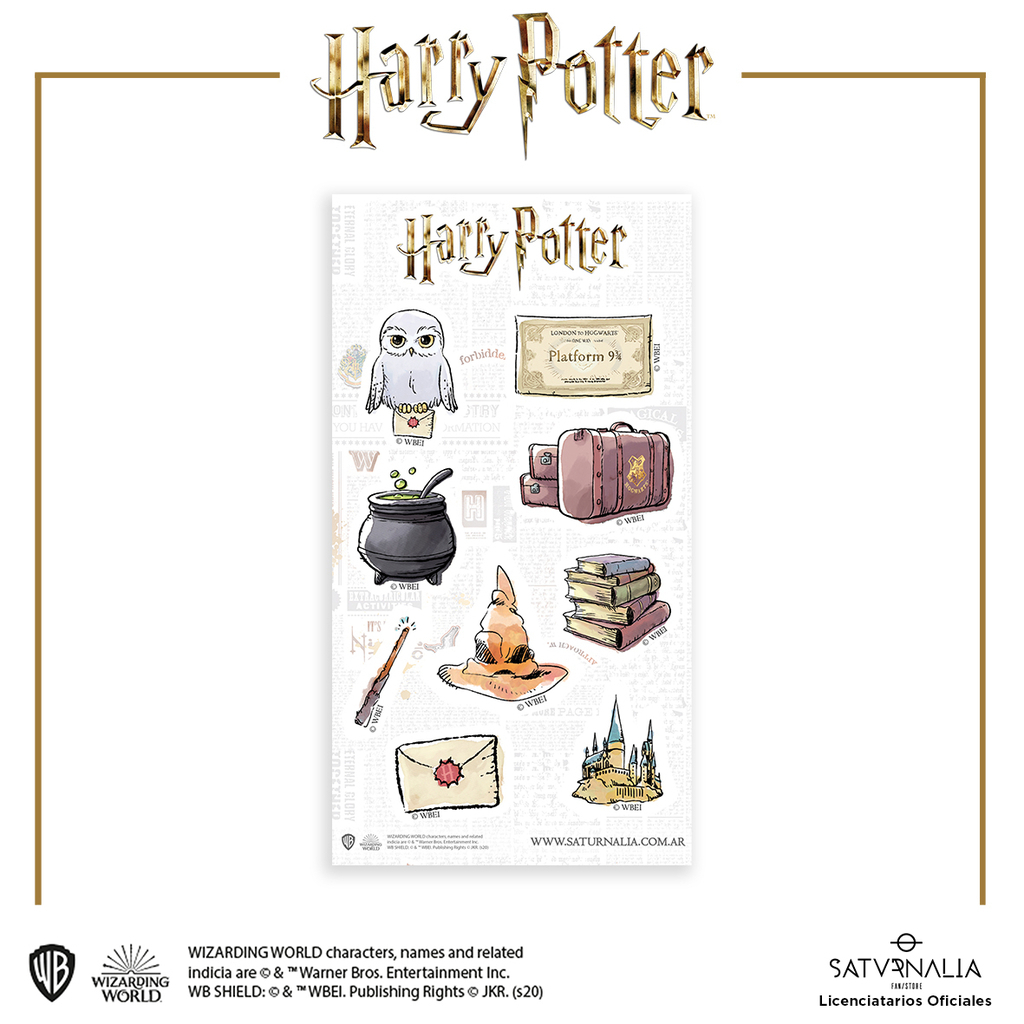 Stickers Vinílicos mod 01 Hogwarts - HARRY POTTER™ OFICIAL