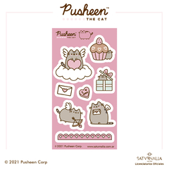 Stickers San Valentín - PUSHEEN™ OFICIAL