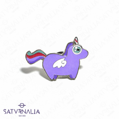 Pin Unicornio Violeta