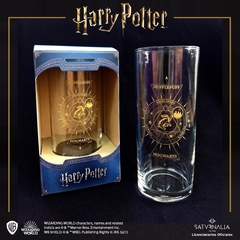 Vaso recto Hufflepuff Celestial Gold - HARRY POTTER™ OFICIAL