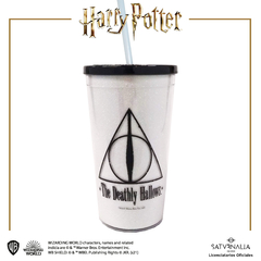 Vaso Glitter Reliquias de la Muerte - HARRY POTTER OFICIAL