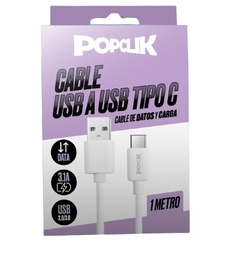 Cable USB a USBC POPCLIK TURBO (tipo C)