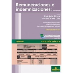 Remuneraciones e indemnizaciones: Liquidaciones -Jos Luis Sirena y Lorena F. De Luca