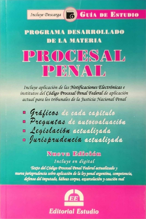 GUÍA DE ESTUDIO DE PROCESAL PENAL