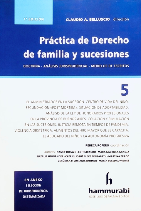 FAMILIA Y SUCESIONES, 5 BELLUSCIO -