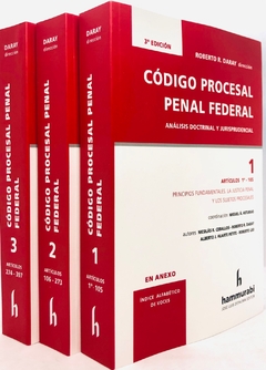 Código Procesal Penal Federal, 3 ts. Daray -