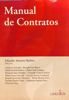 Manual de Contratos - Dirigido por: Eduardo Antonio Barbier