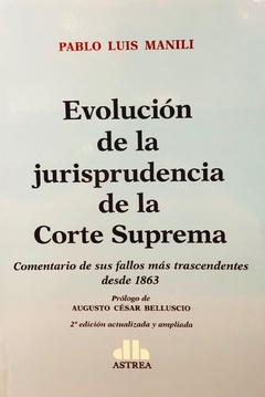 Evolución de la jurisprudencia de la Corte Suprema Comentario de sus fallos más trascendentes desde 1863 MANILI, PABLO L. (Autor)