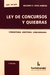 LEY DE CONCURSOS Y QUIEBRAS SOSA AUBONE -