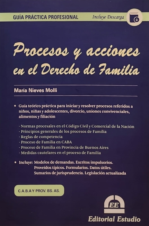 GPP PROCESOS Y ACCIONES EN EL DERECHO DE FAMILIA María Nieves MOLLI