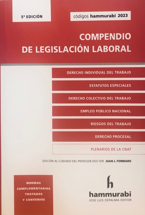 Compendio de legislación laboral 2023