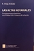 LAS ACTAS NOTARIALES AUTORES: E. JORGE ARÉVALO