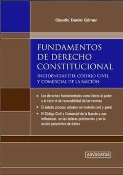 Fundamentos de Derecho Constitucional AUTOR: Gomez, Claudio Daniel