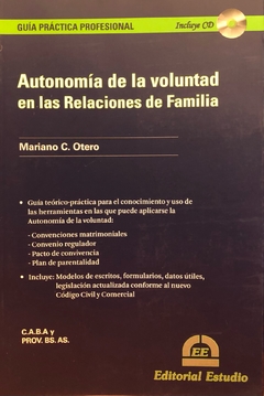 Autonomía de la voluntad en las Relaciones de Familia - Otero - comprar online