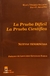 La Prueba Difícil. La prueba científica María Virginia Baudino