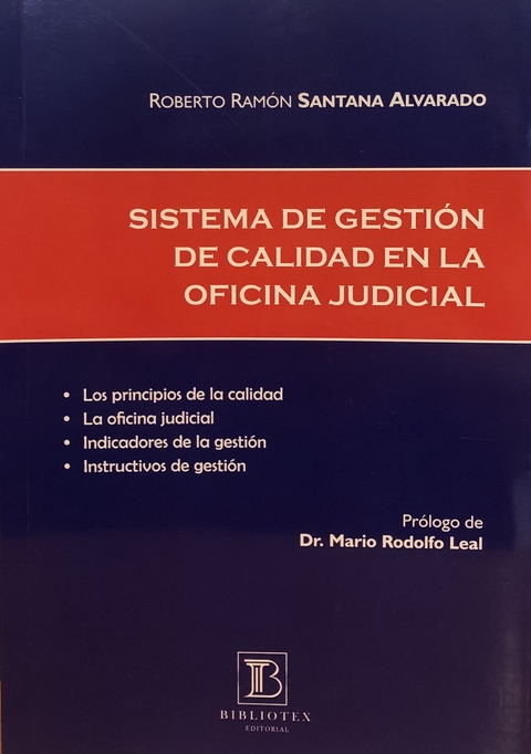 SISTEMA DE GESTIÓN DE CALIDAD EN LA OFICINA JUDICIAL ALVARADO -