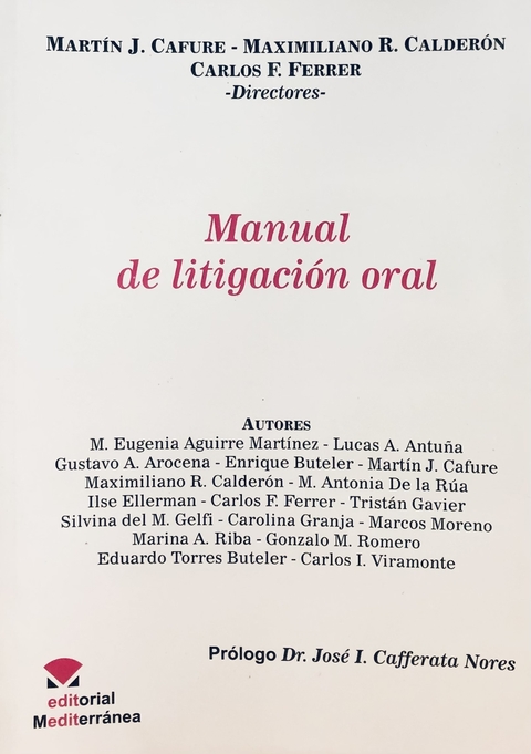 Manual de litigacion - Cafure,M