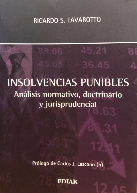 Insolvencias Punibles Autor: Favarotto, Ricardo S.