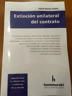 Extincisn unilateral del contrato CARLOS MIGUEL IBAQEZ