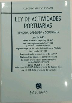 Ley de actividades portuarias - Jozami, A.