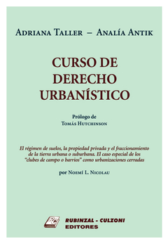 Curso de derecho urbanístico. Adriana Taller , Analía Antik - comprar online