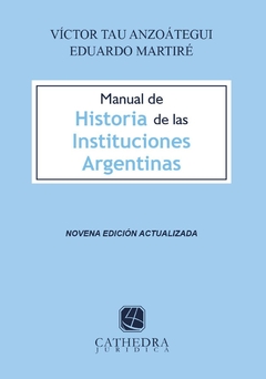Manual De Historia De Las Instituc Argent - Tau Anzoátegui - comprar online