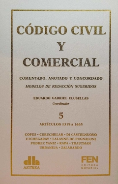 Código Civil y Comercial de la Nación. 5 (8 tomos) - Director: Clusellas, Eduardo G. - comprar online