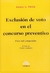 Exclusión de voto en el concurso preventivo- Autor: Frick, Pablo D. - comprar online