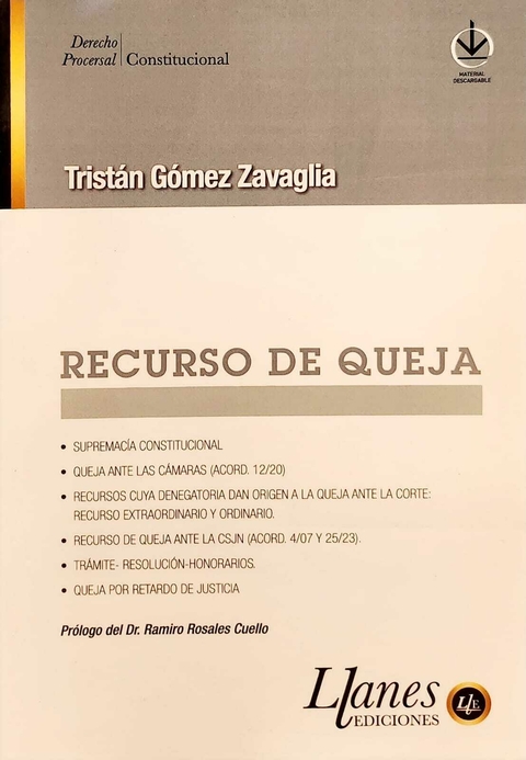 Recurso de Queja - Gómez Zavaglia Tristán