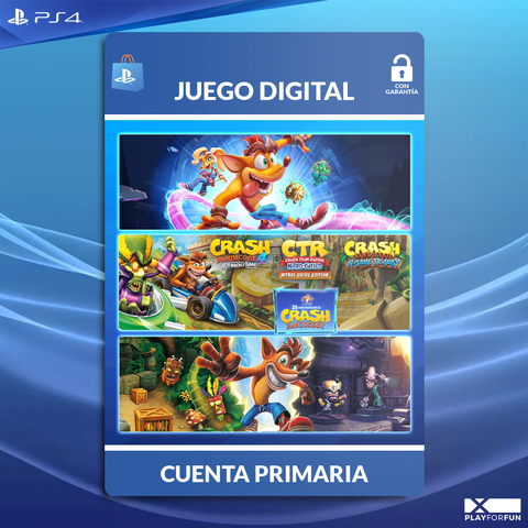 CRASH BANDICOOT: LOTE CRASHVERSARY - PS4 DIGITAL