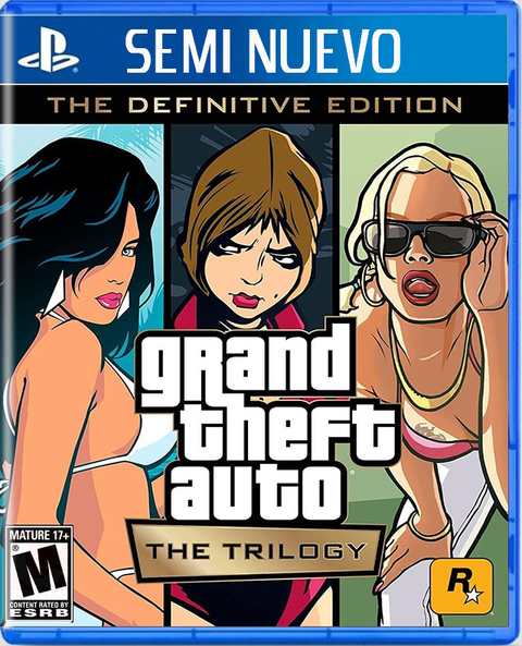 GTA TRILOGY: DEFINITIVE EDITION - PS4 SEMI NUEVO