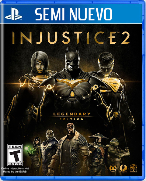 INJUSTICE 2 LEGENDARY EDITION - PS4 SEMI NUEVO