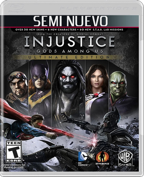 INJUSTICE ULTIMATE EDITION - PS3 SEMI NUEVO