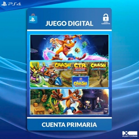 CRASH LOTE TRIPLE - PS4 DIGITAL