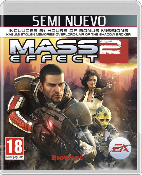 MASS EFFECT 2 - PS3 SEMI NUEVO