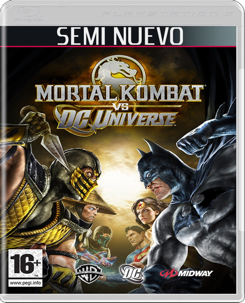 MORTAL KOMBAT VS DC UNIVERSE - PS3 SEMI NUEVO