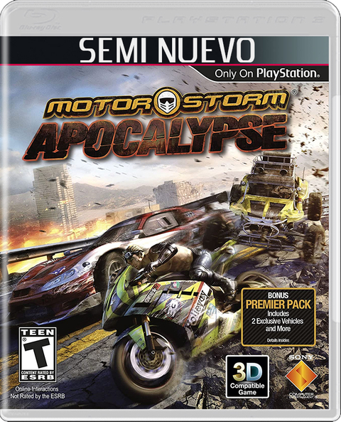 MOTOR STORM APOCALYPSE - PS3 SEMI NUEVO