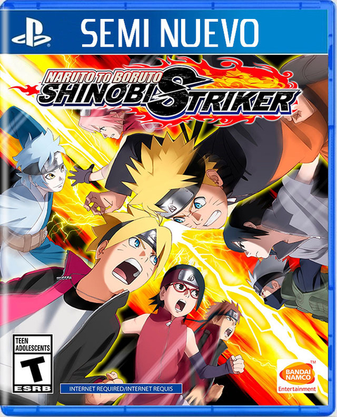 NARUTO TO BORUTO: SHINOBI STRIKER - PS4 SEMI NUEVO