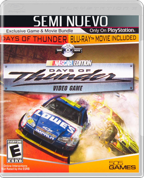 NASCAR DAYS OF THUNDER - PS3 SEMI NUEVO