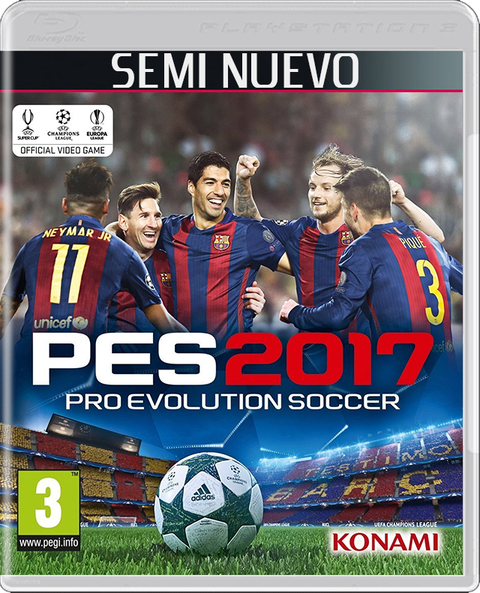 PES 17 - PS3 SEMI NUEVO
