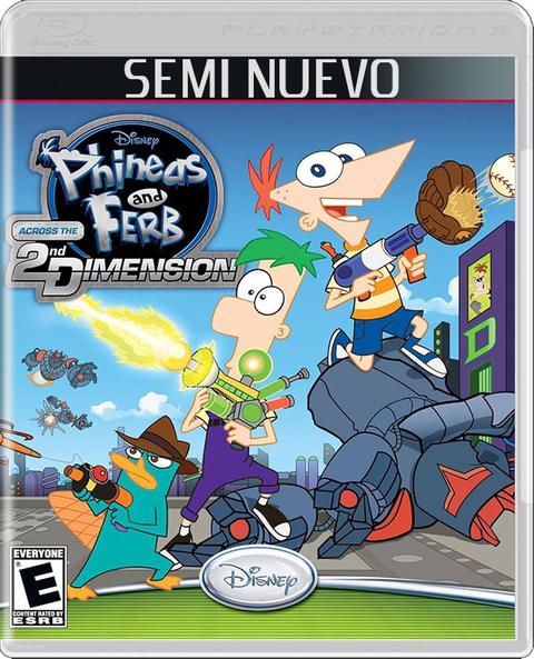 PHINEAS AND FERB 2D - PS3 SEMI NUEVO