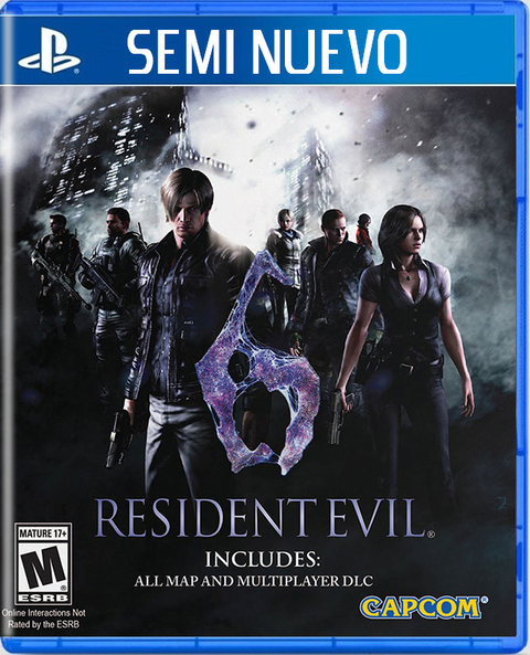 RESIDENT EVIL 6 - PS4 SEMI NUEVO