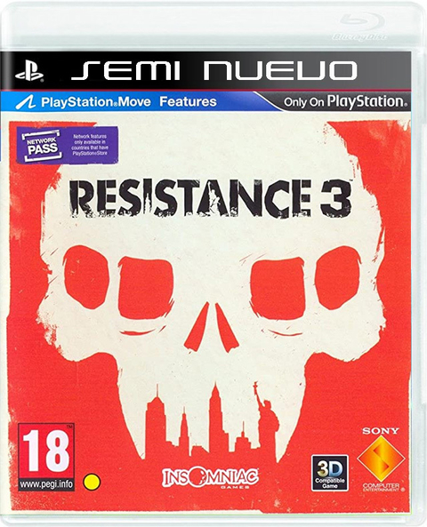 RESISTANCE 3 - PS3 SEMI NUEVO