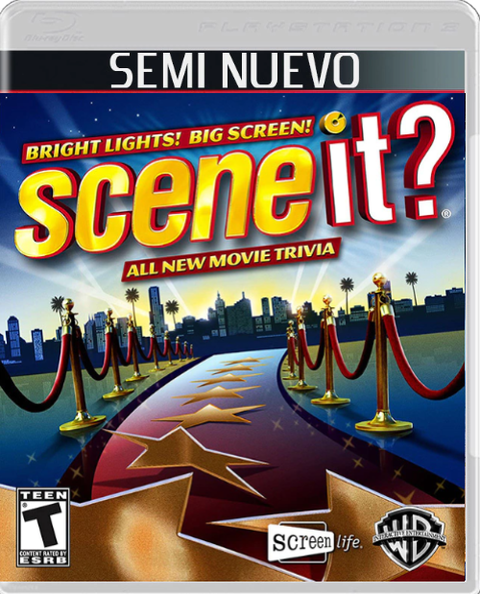 SCENE IT? - PS3 SEMI NUEVO