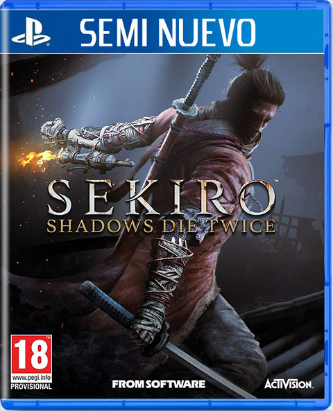 SEKIRO SHADOWS DIE TWICE - PS4 SEMI NUEVO