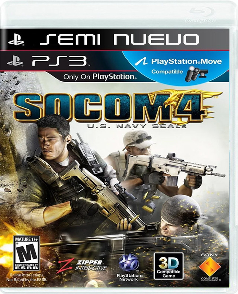 SOCOM 4 - PS3 SEMI NUEVO