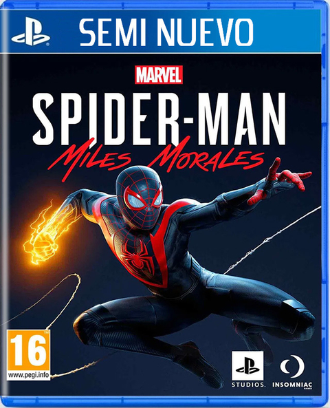 SPIDERMAN MILES MORALES - PS4 SEMI NUEVO
