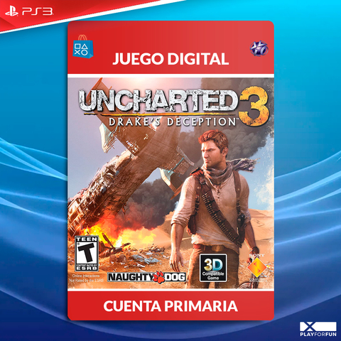 UNCHARTED 3: DRAKE'S DECEPTION - PS3 DIGITAL
