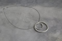 Collar Argolla doble Moebius (C205) - comprar online